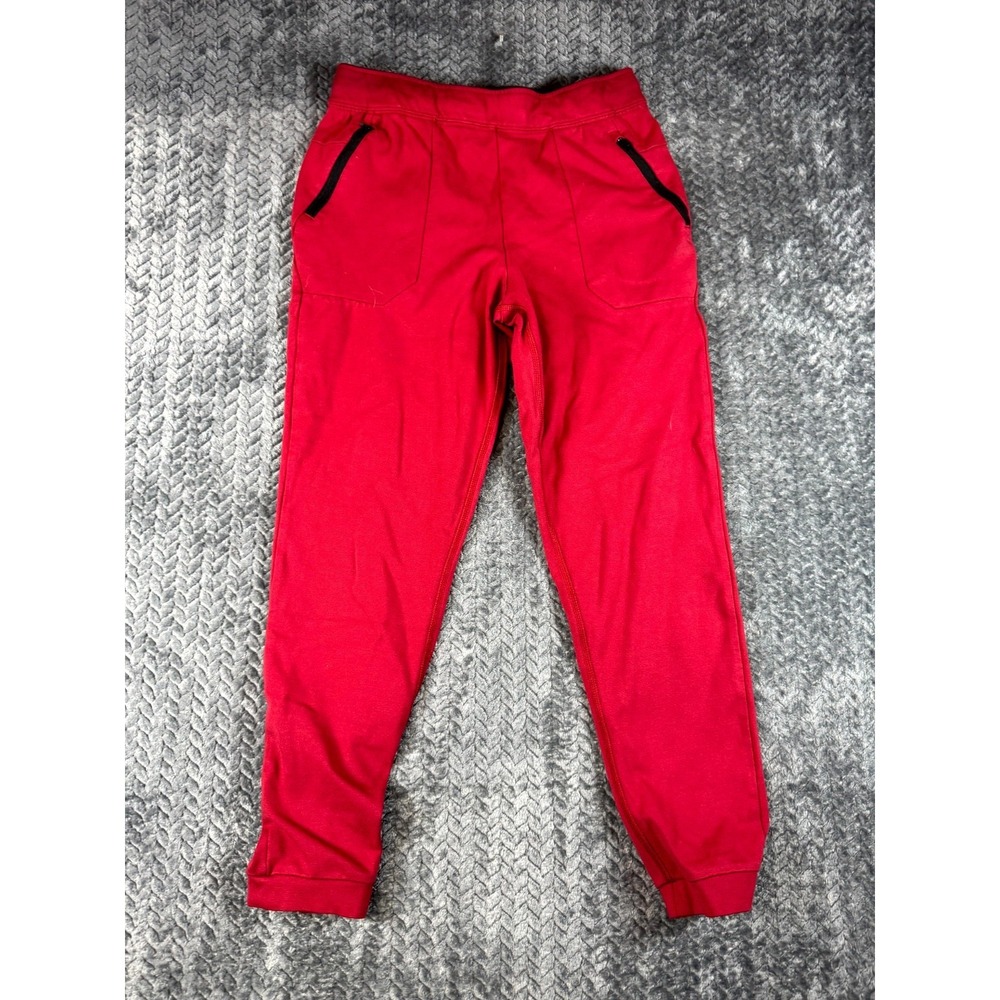 Russell Joggers Pants Boys XL 14-16 Red Stretch Athletic Sports‎ Performance
